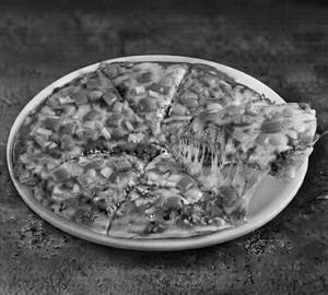 Cheesy Onion & Capsicum Pizza