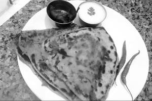 2 Aloo Paratha with Dahi and Achar