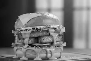 Paneer makhani burger