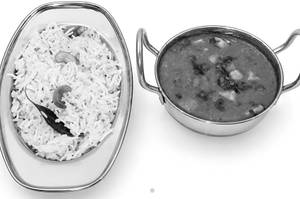 Rice with Matar Paneer