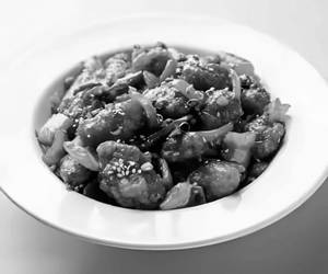 Chilli mushroom gravy
