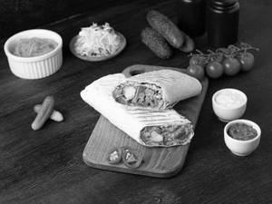 Spicy paneer wrap