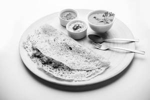 Onion Rava Masala Dosa