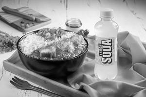 Paneer Tikka Rice Bowl + Lemon Soda Combo