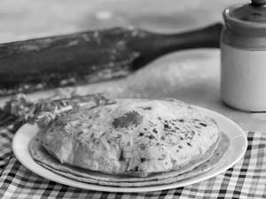 Tawa Roti With Butter