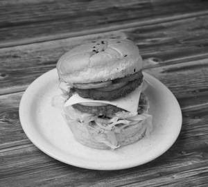 Double decker burger
