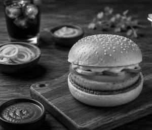 Schezwan Burger