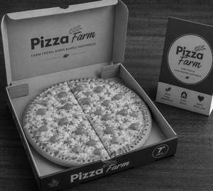 Tomato And Corn Pizza (7 Inches, 4 Slices)
