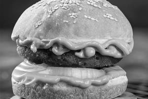Barbeque cheesy burger