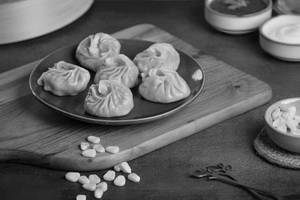Cheese Corn Steamed Momos