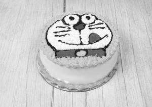Doraemon Face Cake