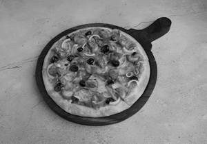 Mac spicy pizza