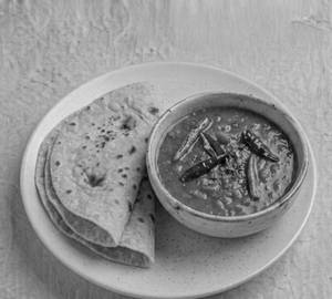 Chapathi with tomato curry