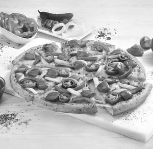 Mexican green wave pizza
