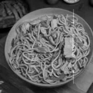 Chicken noodles