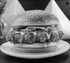 Chicken popcorn burger