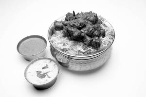 Mutton Fry Biryani - Basmati Rice