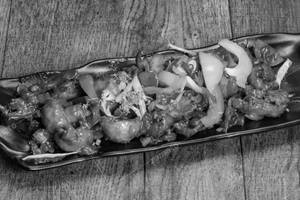 Mushroom Chilli Dry