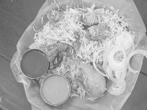 White chicken biryani