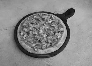 Mushroom Tikka Pizza