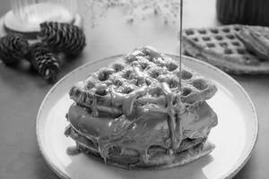 Milk waffle