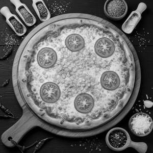 Corn Tomato Pizza