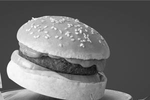Barbeque cheesy delight burger