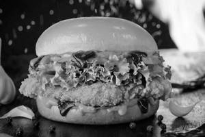 Korean Crispy Chicken Burger
