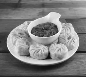 Juicy Protein-Packed Soya Chunk Steamed Momos [6 Pieces]