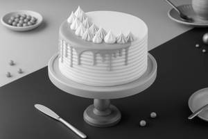 Butterscotch Eggless Cake