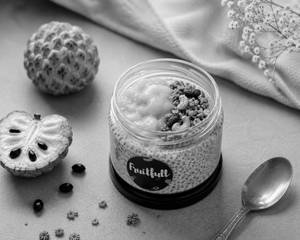 Seethaphal Coconut Chia Pudding ( High Protein, Vegan)