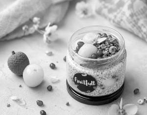 Lychee Coconut Chia Pudding ( High Protein, Vegan)