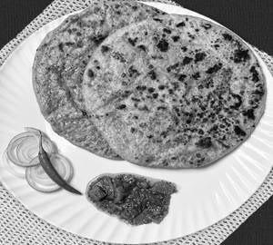 2 potato stuffed paratha