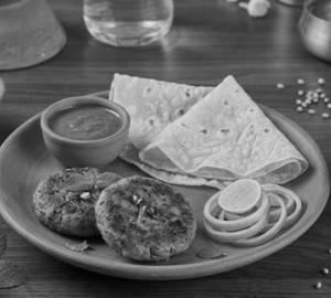 Veg Galouti Kebab Rumali Combo