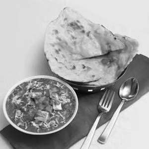 Paneer Curry With Baby Naan