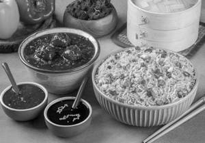 Veg. Manchurian Fried Rice