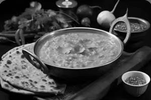 Dal Tadka With 4 Butter Roti