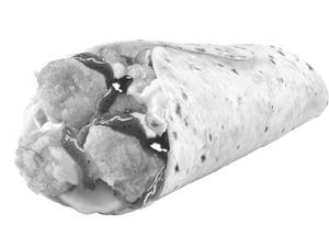 Crispy potato wrap