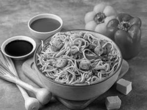 Paneer Hakka Noodles