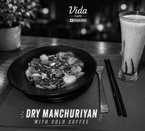 Dry Manchurian+ Coldcoffee