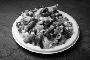 Indian pulses shawarma salad