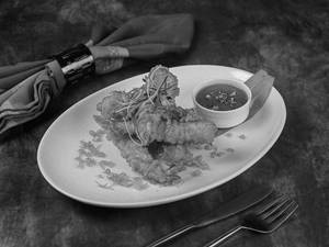 Golden Fried Prawns