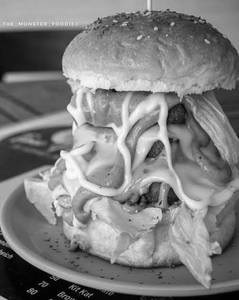 Paneer tower burger