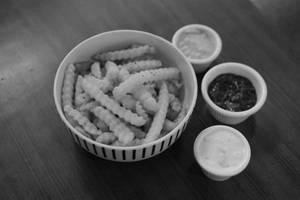Salted Crinkle Fries