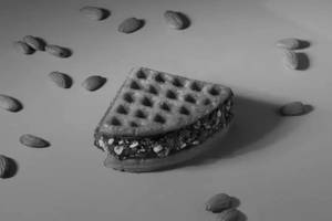 Almond Crunch Waffle