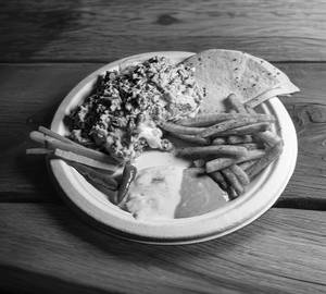 Arabian shawarma plate