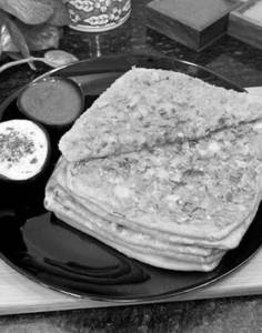 Mix Veg Stuffed Paratha