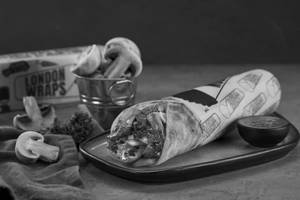 Mushroom Tikka Wrap 