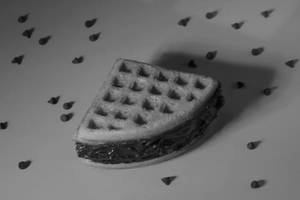Belgian Chocolate Dark Waffle