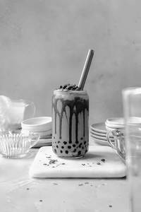 Chocolate Boba Milkshake